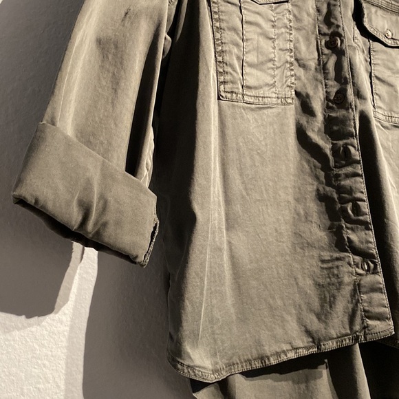 🆕WOT Sonoma Button down, deep army green XL - Picture 2 of 13